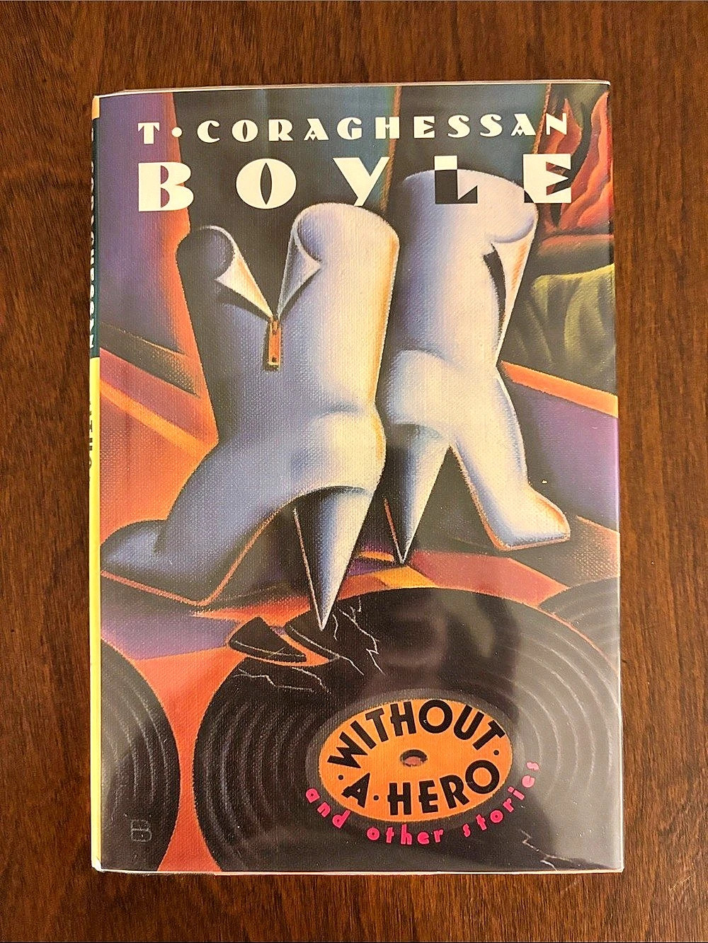 Viking T. Coraghessan Boyle: Without a Hero and Other Stories Book Cover Poster